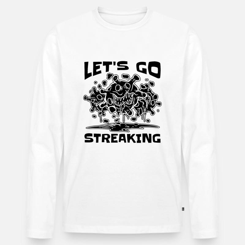 Let's Go Scientist Microbiologist Microbiologists - Männer Premium Bio Langarmshirt - Weiß