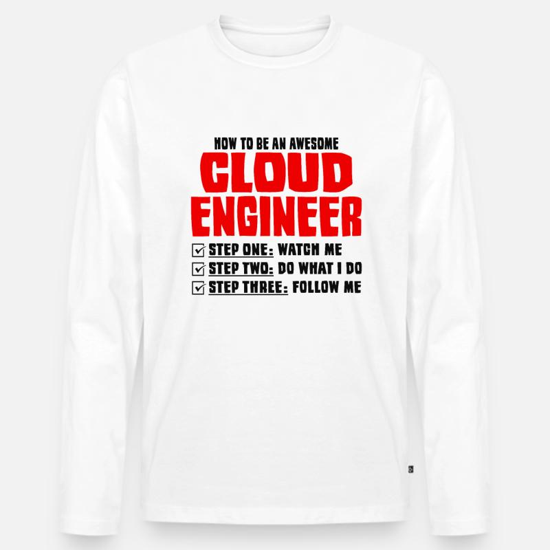 Cloud Administrator Cloud Devops Men's Premium Organic Long Sleeve Shirt
