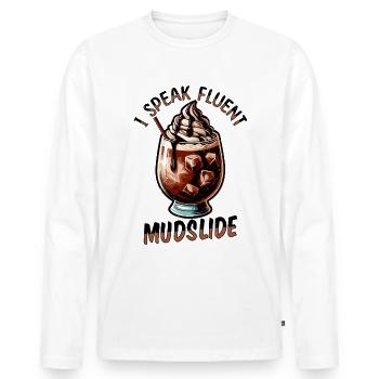 Mudslide Cocktail - Männer Premium Bio Langarmshirt - Weiß - Vorne - Nico (187cm)