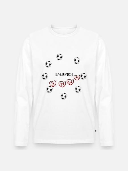 Liverpool liverpool - Men's Premium Organic Long Sleeve Shirt - white