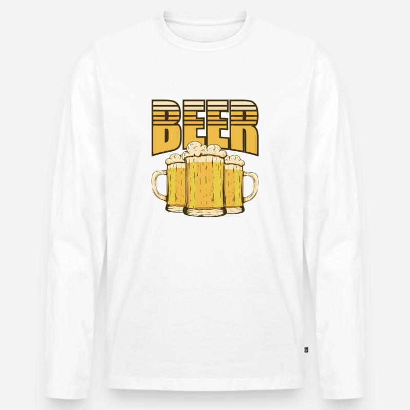 Beer Transportation Engineer / Biertrinker - Männer Premium Bio Langarmshirt - undefined