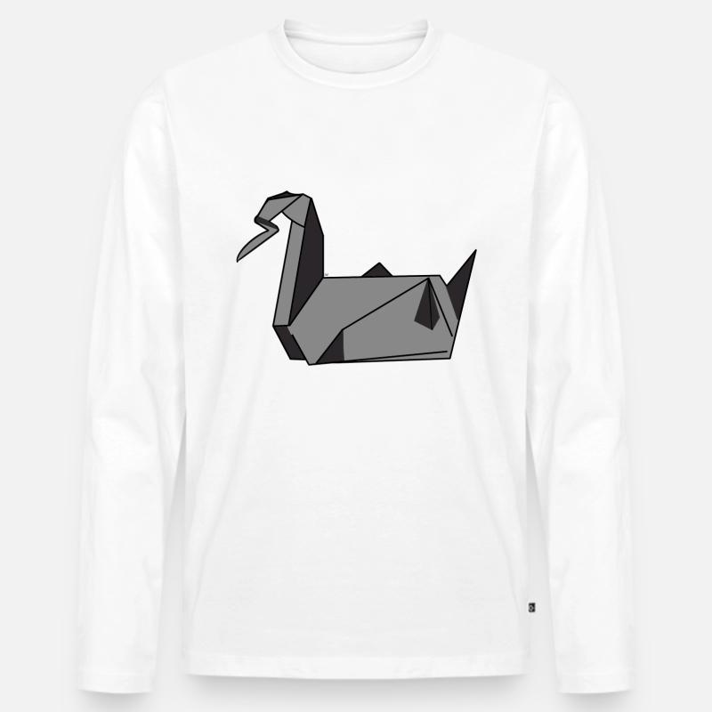 Kran - Männer Premium Bio Langarmshirt - undefined