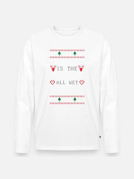 Weihnachtsfilm-Geschenk Griswold National Lampoon - Männer Premium Bio Langarmshirt - Weiß