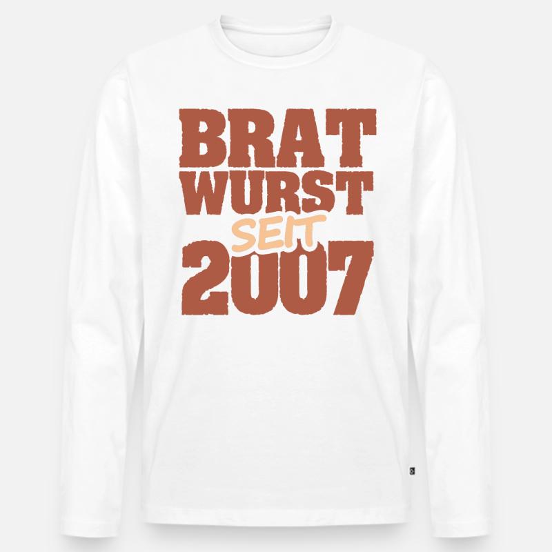 Grillen 2007 - Männer Premium Bio Langarmshirt - undefined