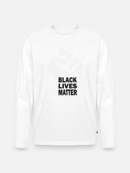 Black Lives Matter - Männer Premium Bio Langarmshirt -