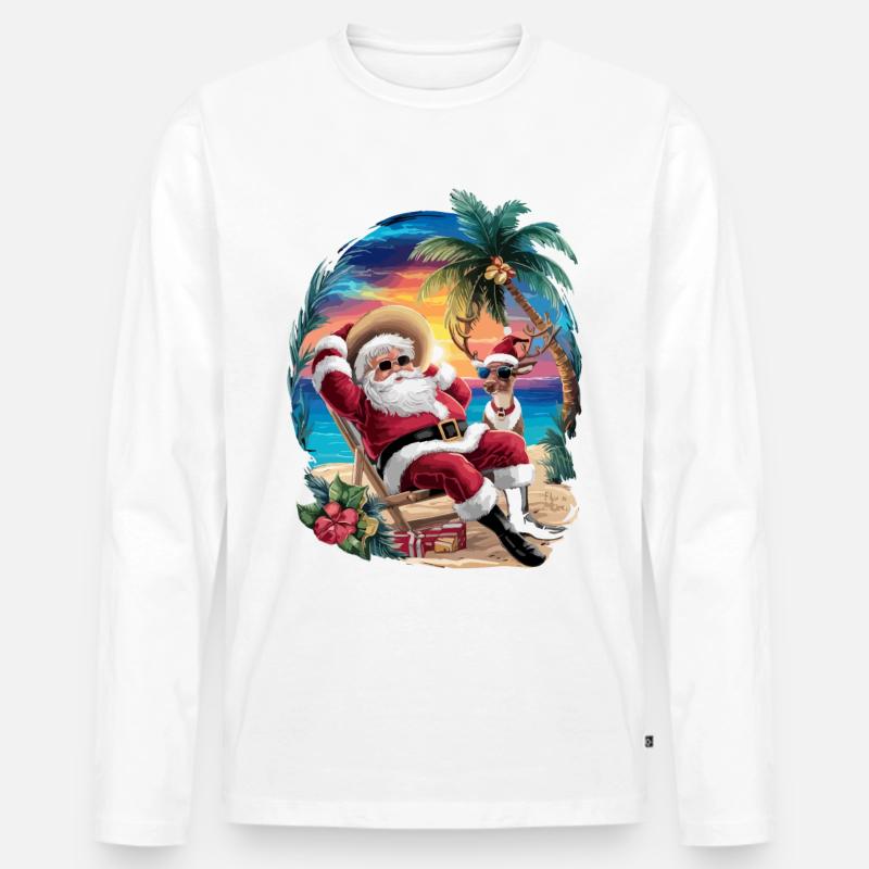 Weihnachten im Juli - Männer Premium Bio Langarmshirt - undefined