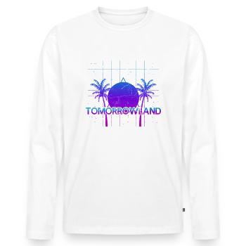 Tomorrowland - Männer Premium Bio Langarmshirt - Weiß - Vorne - Nico (187cm)
