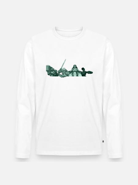 Universets mestre Åbenbaring vogtere - Premium økologisk langærmet T-shirt til mænd - 