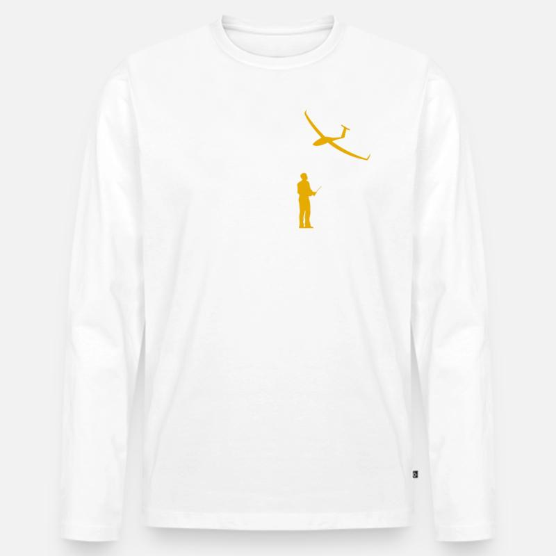 Evolution RC Segelflugzeug Ferngesteuert Modellbau - Männer Premium Bio Langarmshirt - undefined