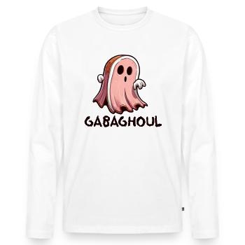 Gabaghoul Italienisches Halloween Gabagool - Männer Premium Bio Langarmshirt - Weiß - Vorne - Nico (187cm)