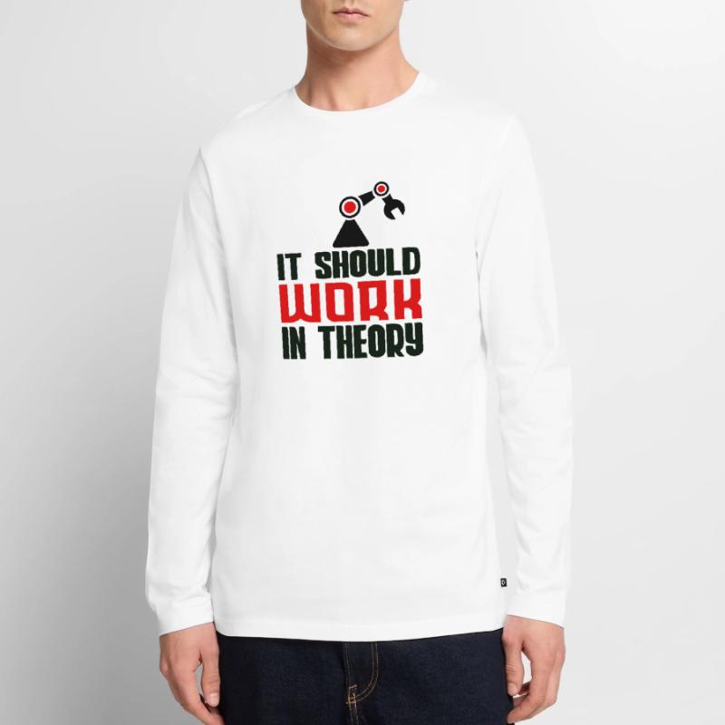 Robotics Machine Learning Robotics Engineering T-shirt manches longues Premium bio Homme