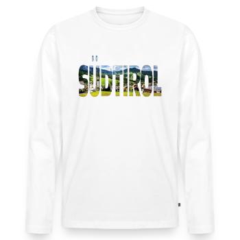 South tyrol - Men's Premium Organic Long Sleeve Shirt - white - Front - Nico (187cm)