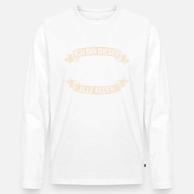 Handwerker Heimwerker Lustig Bauarbeiter Meister - Männer Premium Bio Langarmshirt - Weiß