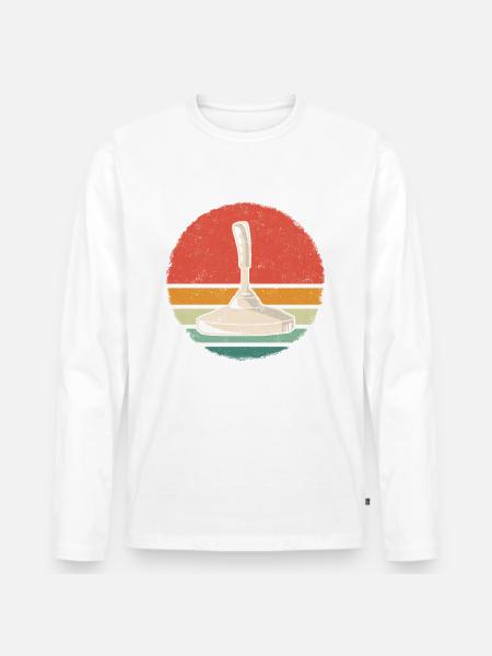 Curling Curling Curling Curling - Men's Premium Organic Long Sleeve Shirt - white