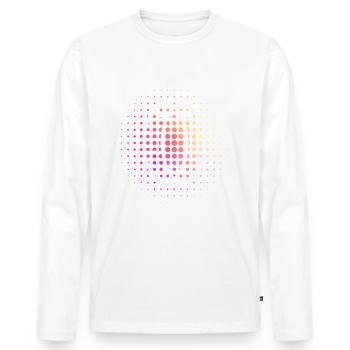 Rhönrad Gymnastics Wheel Wheel - Men's Premium Organic Long Sleeve Shirt - white - Front - Nico (187cm)