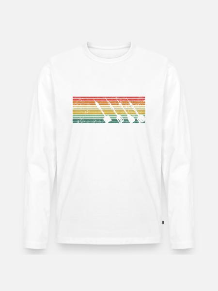 Darts Darts Darts Player Darts - Men's Premium Organic Long Sleeve Shirt - white