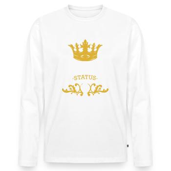 Allemagne de l’Est Ossi de l’Est RDA Patrie Bloc de l’Est - T-shirt manches longues Premium bio Homme - blanc - Devant - Nico (187cm)