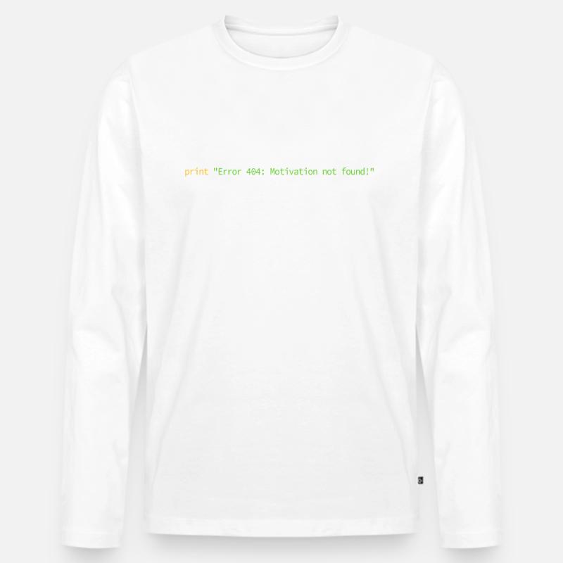 Programmierer Informatiker Nerd Softwareingenieur Männer Premium Bio Langarmshirt