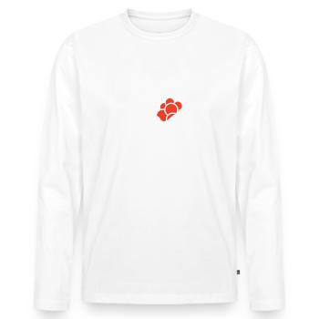 Schwarzwald Schwarzwälder Baden-Württemberg - Männer Premium Bio Langarmshirt - Weiß - Vorne - Nico (187cm)
