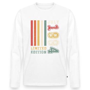 29. Geburtstag Mann Legendary Juli Jahrgang 1994 - Männer Premium Bio Langarmshirt - Weiß - Vorne - Nico (187cm)