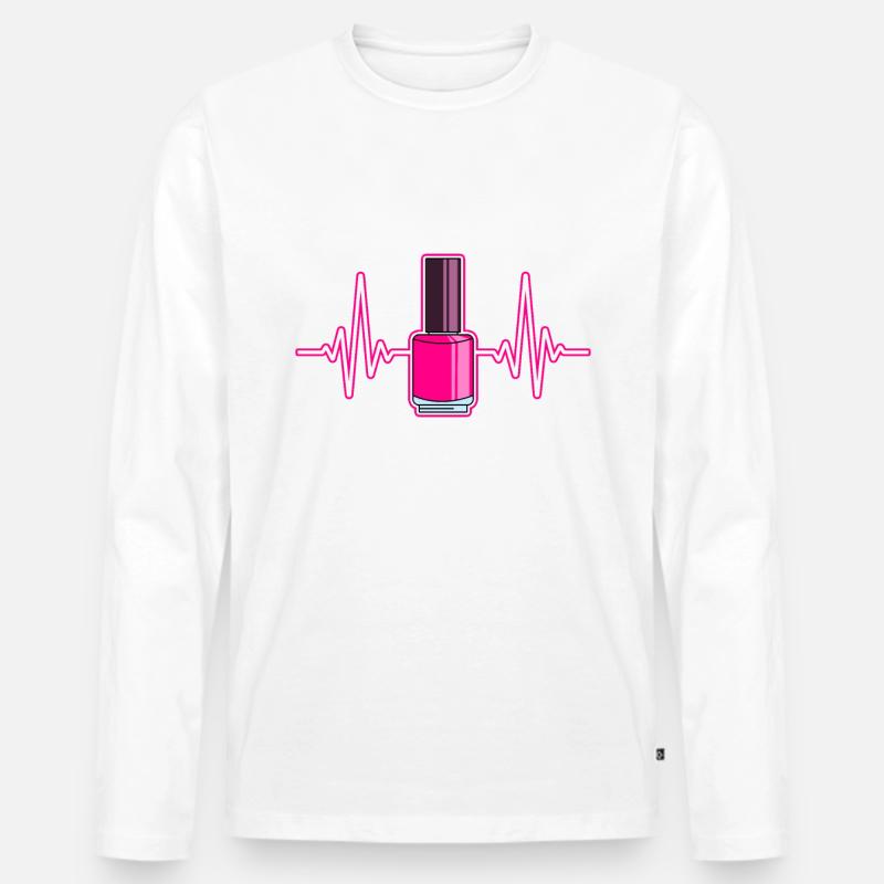 Nageltechniker Nagellack - Männer Premium Bio Langarmshirt - undefined