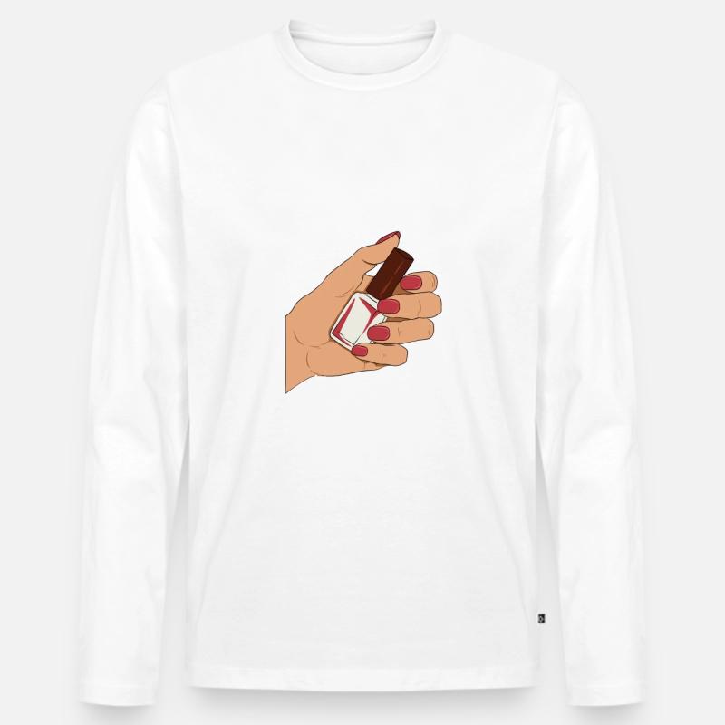 Nageltechniker Fingernägel - Männer Premium Bio Langarmshirt - undefined