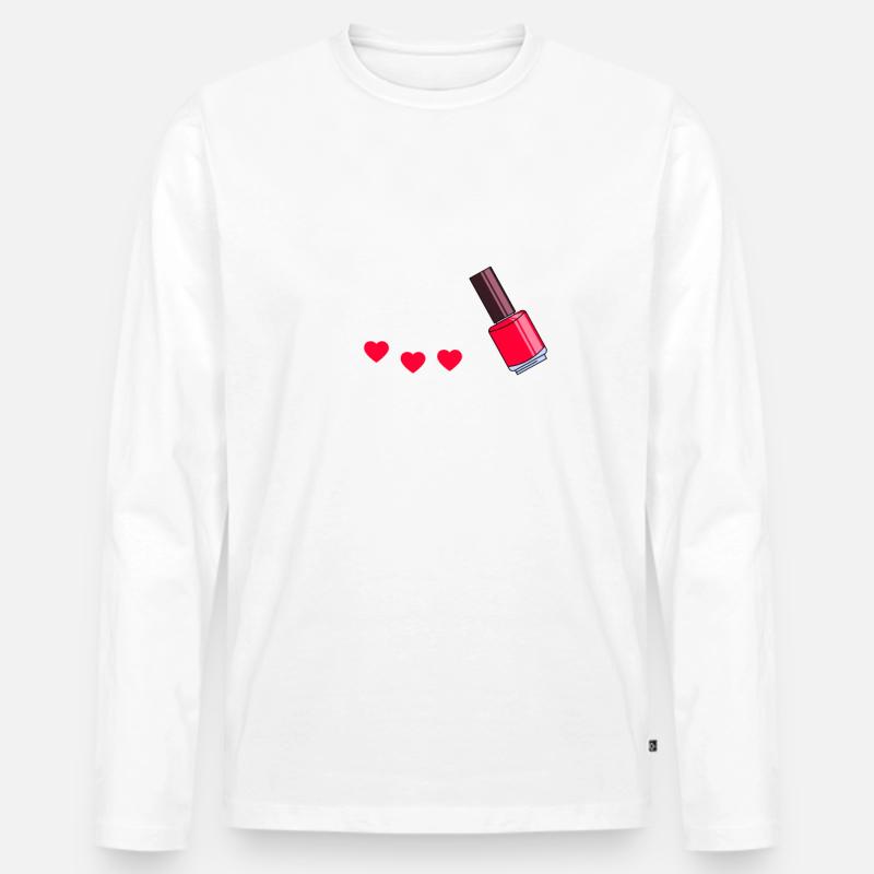 Nageltechniker Arbeit - Männer Premium Bio Langarmshirt - undefined