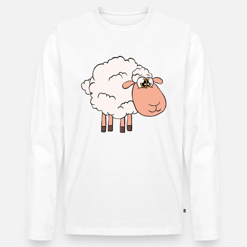 Ich Bin Wirklich Schafsüchtig - Männer Premium Bio Langarmshirt - undefined