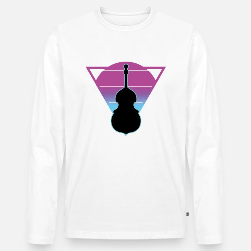 Kontrabass - Männer Premium Bio Langarmshirt - undefined