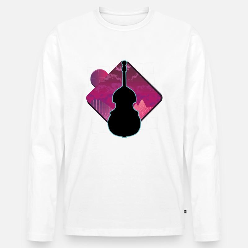 Kontrabass - Männer Premium Bio Langarmshirt - undefined