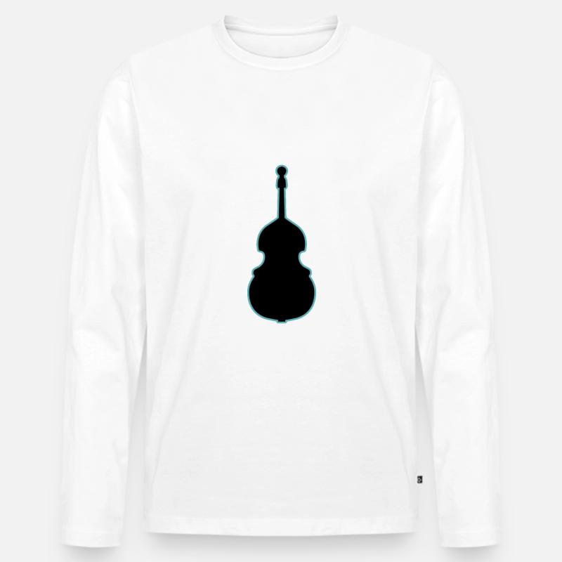 Kontrabass - Männer Premium Bio Langarmshirt - undefined