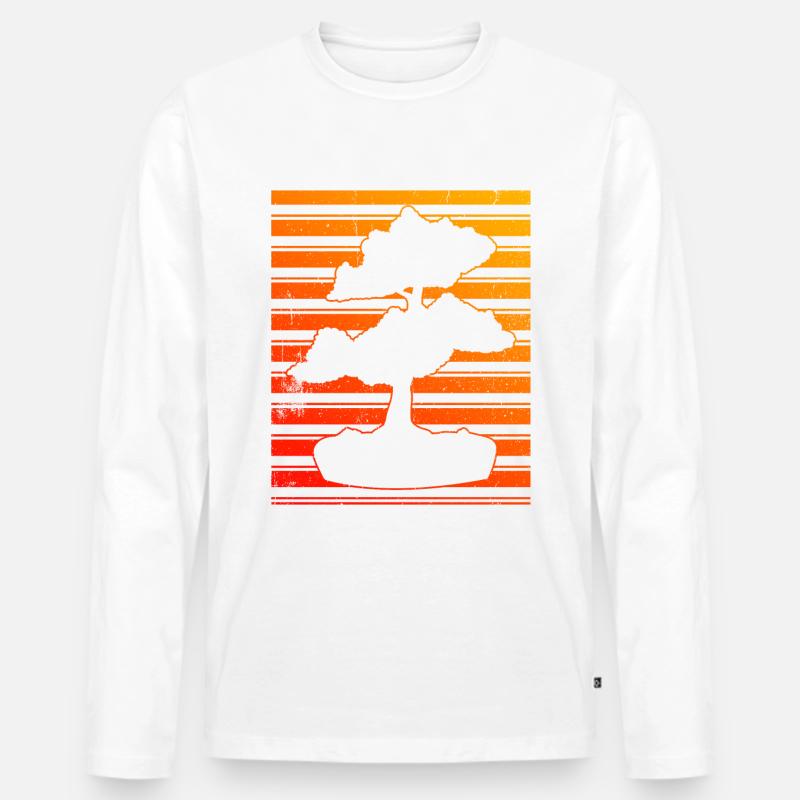 Bonsai Trees - Männer Premium Bio Langarmshirt - undefined