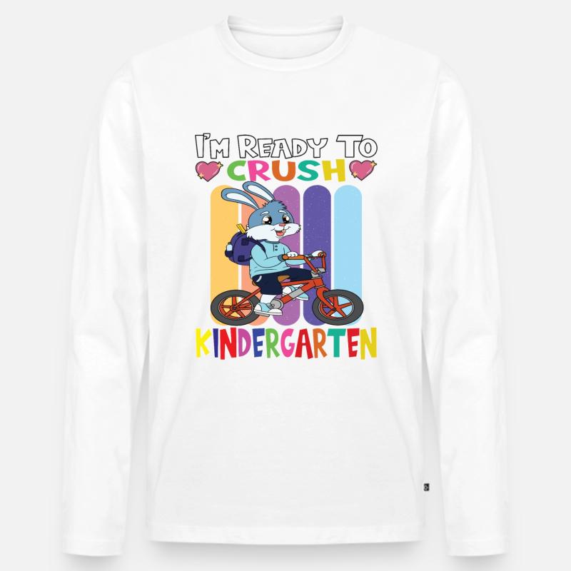 Kindergartenkind Kindergarten Geschenk - Männer Premium Bio Langarmshirt - undefined