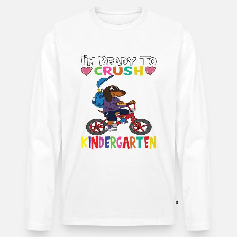 Kindergartenkind Kindergarten Geschenk - Männer Premium Bio Langarmshirt - undefined