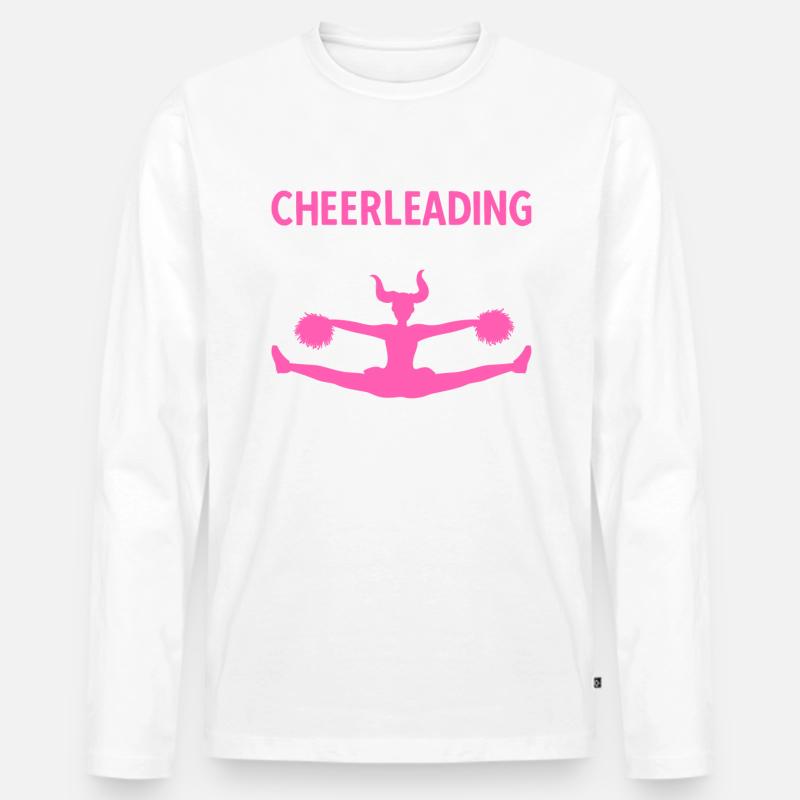 Cheerleading Better Than Therapy - Männer Premium Bio Langarmshirt - undefined
