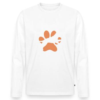 Si vous ne lke chien de sauvetage, vous avez besoin d’une thérapie - T-shirt manches longues Premium bio Homme - blanc - Devant - Nico (187cm)