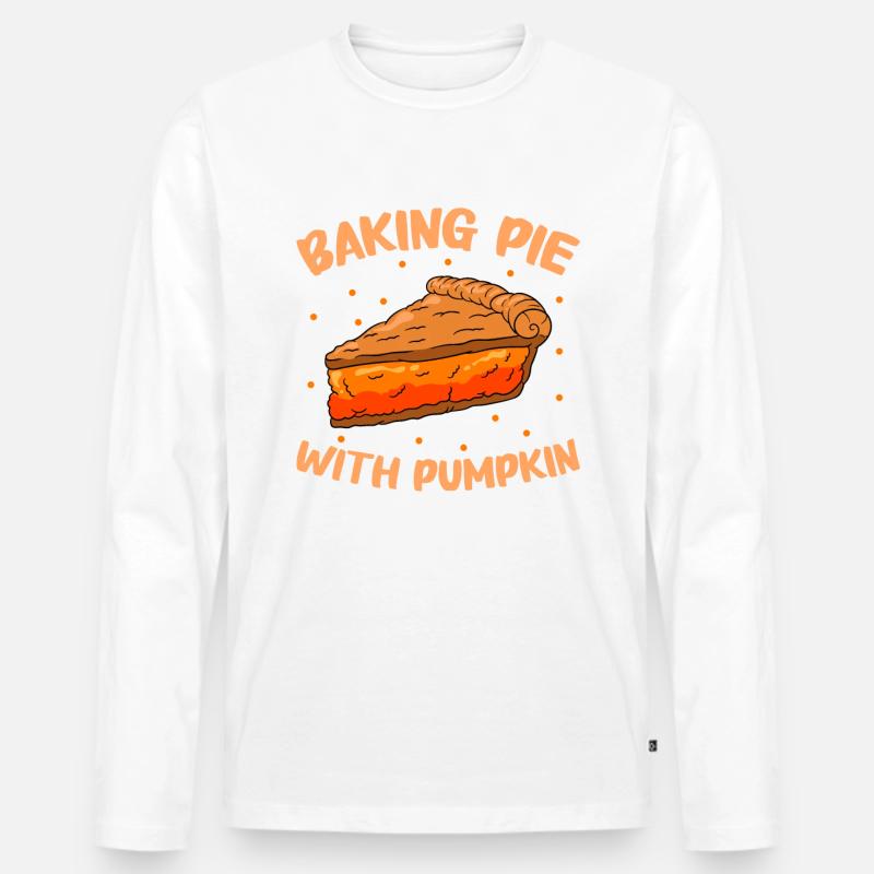 Bäcker Halloween Geschenke Konditor - Männer Premium Bio Langarmshirt - undefined