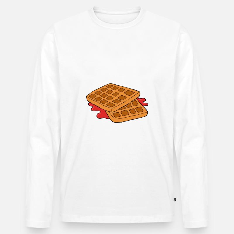 Waffel machen Waffeleisen - Männer Premium Bio Langarmshirt - undefined