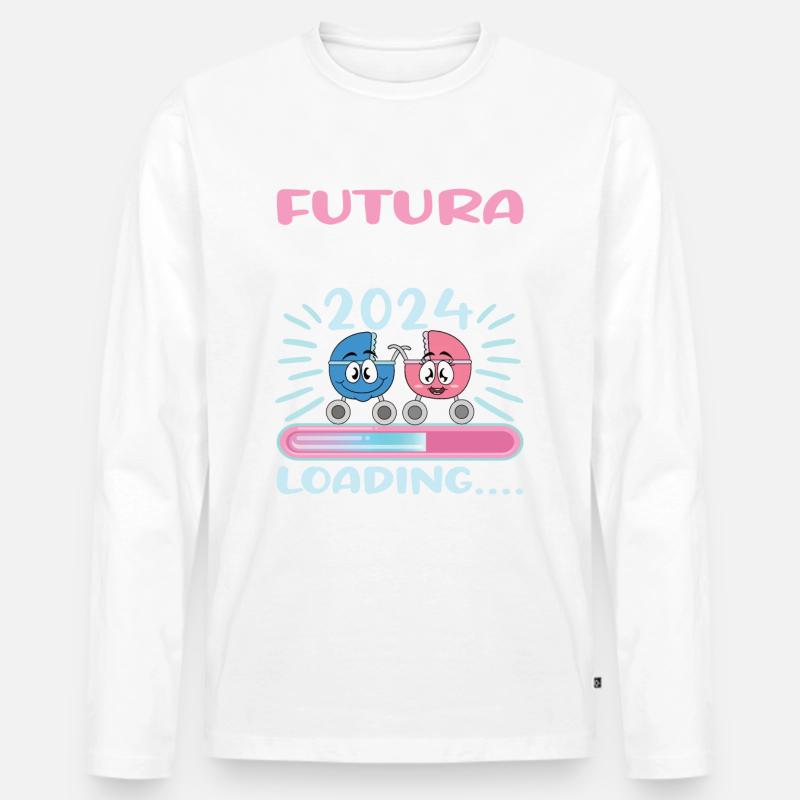 Nonna 2024 Loading Oma 2024 - Männer Premium Bio Langarmshirt - undefined