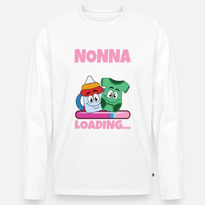 Nonna 2024 Loading Oma 2024 - Männer Premium Bio Langarmshirt - undefined