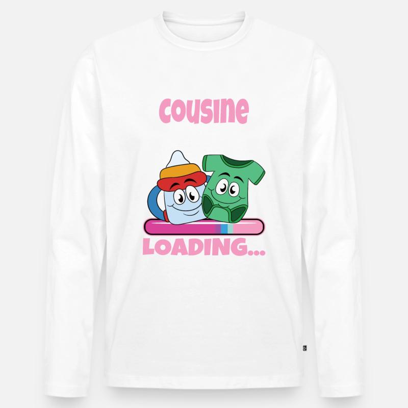 Cousine werden Cousine 2024 - Männer Premium Bio Langarmshirt - undefined