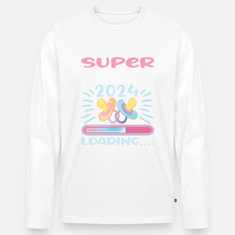 Super Mamma 2024 Loading - Männer Premium Bio Langarmshirt - undefined