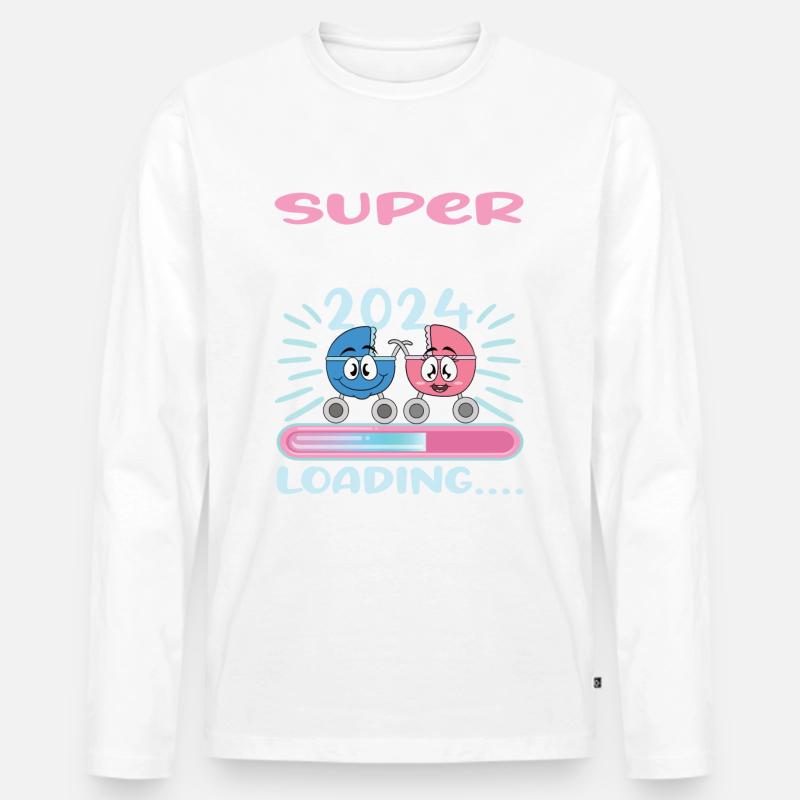 Super Mamma 2024 Loading - Männer Premium Bio Langarmshirt - undefined