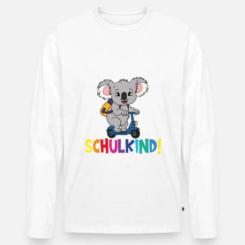 einschulung schulkind - Männer Premium Bio Langarmshirt - undefined