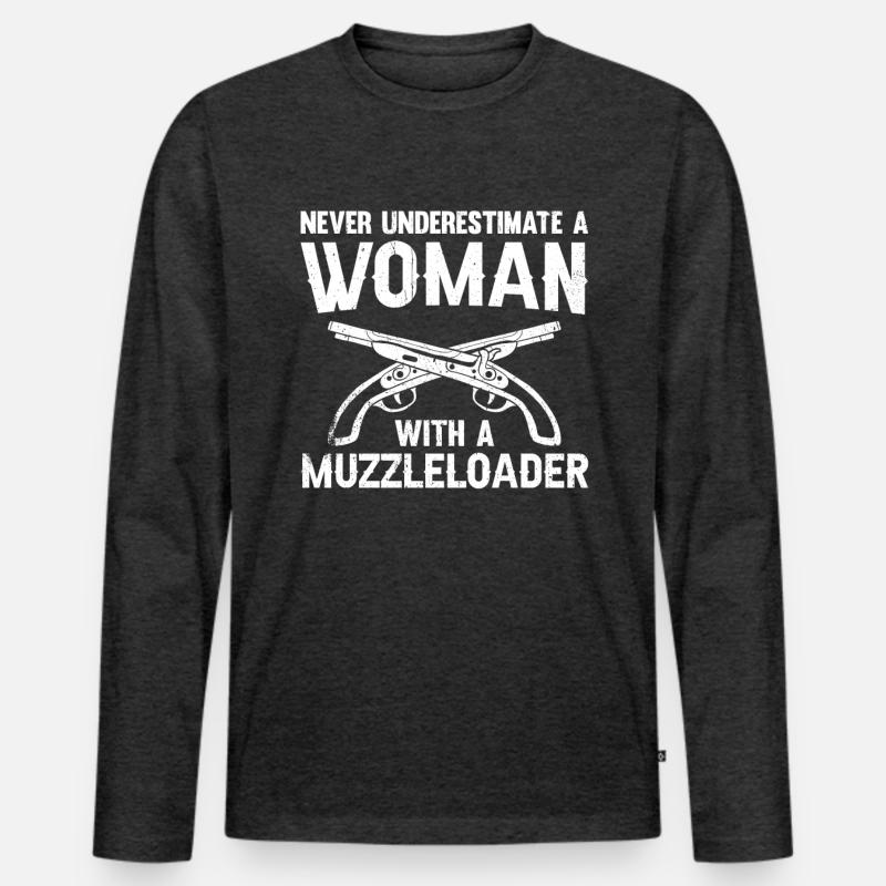 Vorderlader Muzzleloader Muzzle Loading Men's Premium Organic Long Sleeve Shirt