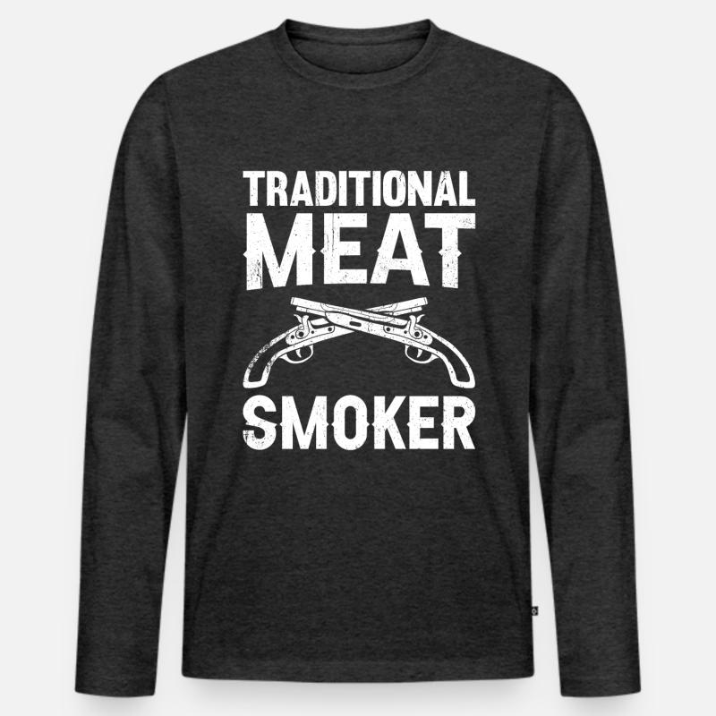 Vorderlader Muzzleloader Muzzle Loading Men's Premium Organic Long Sleeve Shirt