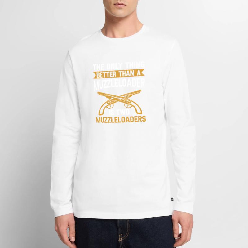 Vorderlader Muzzleloader Muzzle Loading Men's Premium Organic Long Sleeve Shirt