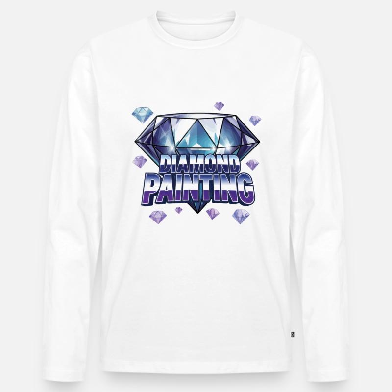 Diamond Painting Diamond Painter - Männer Premium Bio Langarmshirt - undefined