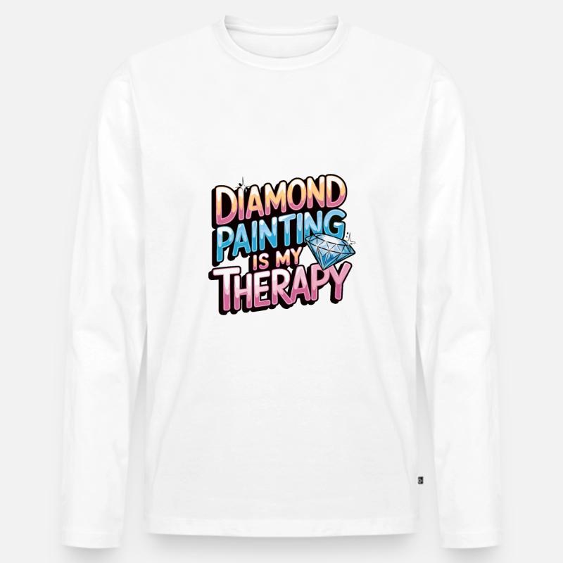Diamond Painting Diamond Painter - Männer Premium Bio Langarmshirt - undefined
