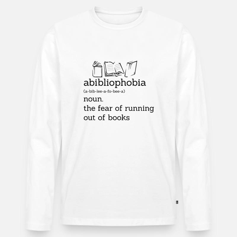 Bibliothek - Männer Premium Bio Langarmshirt - undefined